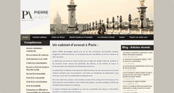 Desktop Screenshot of gpierreavocat.fr